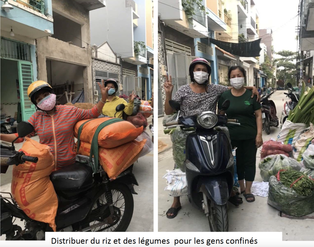 Actions des soeurs de l'Enfant Jésus au Vietnam